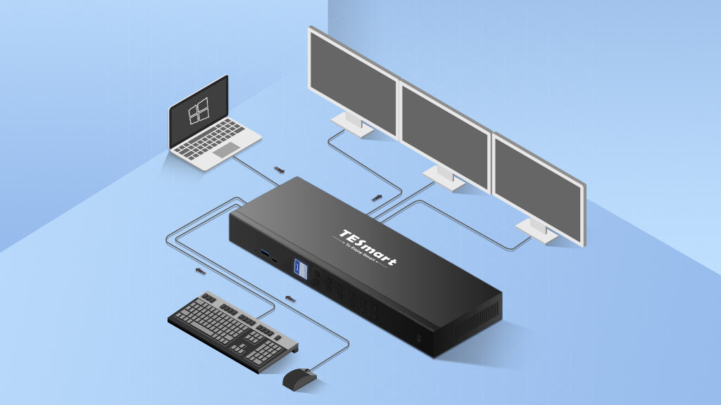 Multi-Stream Transport of TESmart KVM Switch